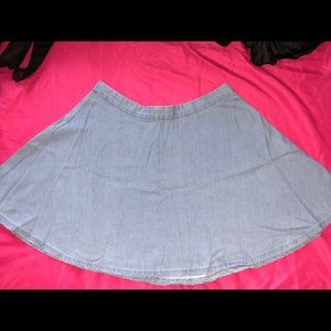 Denim Skater Skirt 曆